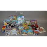 A collection of Lego sets which come with the instructions,