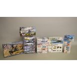 Twenty three Academy plastic model kits, all aircraft, including:12534, 12211, 12204, etc.