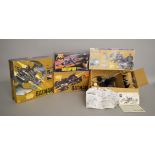 Four boxed Batman related toys, a Blue-Box 'Batwing',