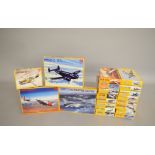 Twenty PM Model 1:72 scale aircraft plastic model kits.