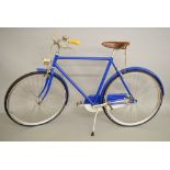 Pantone Italian hand built bike by ABICI, blue. Appears unusedd and VG.