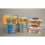 Twelve Italeri 1:32 scale plastic figure sets. Boxed and complete.