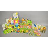 A quantity of Simpsons toys and merchandise including; x5 Mattel figures, Mattel talking Bart,
