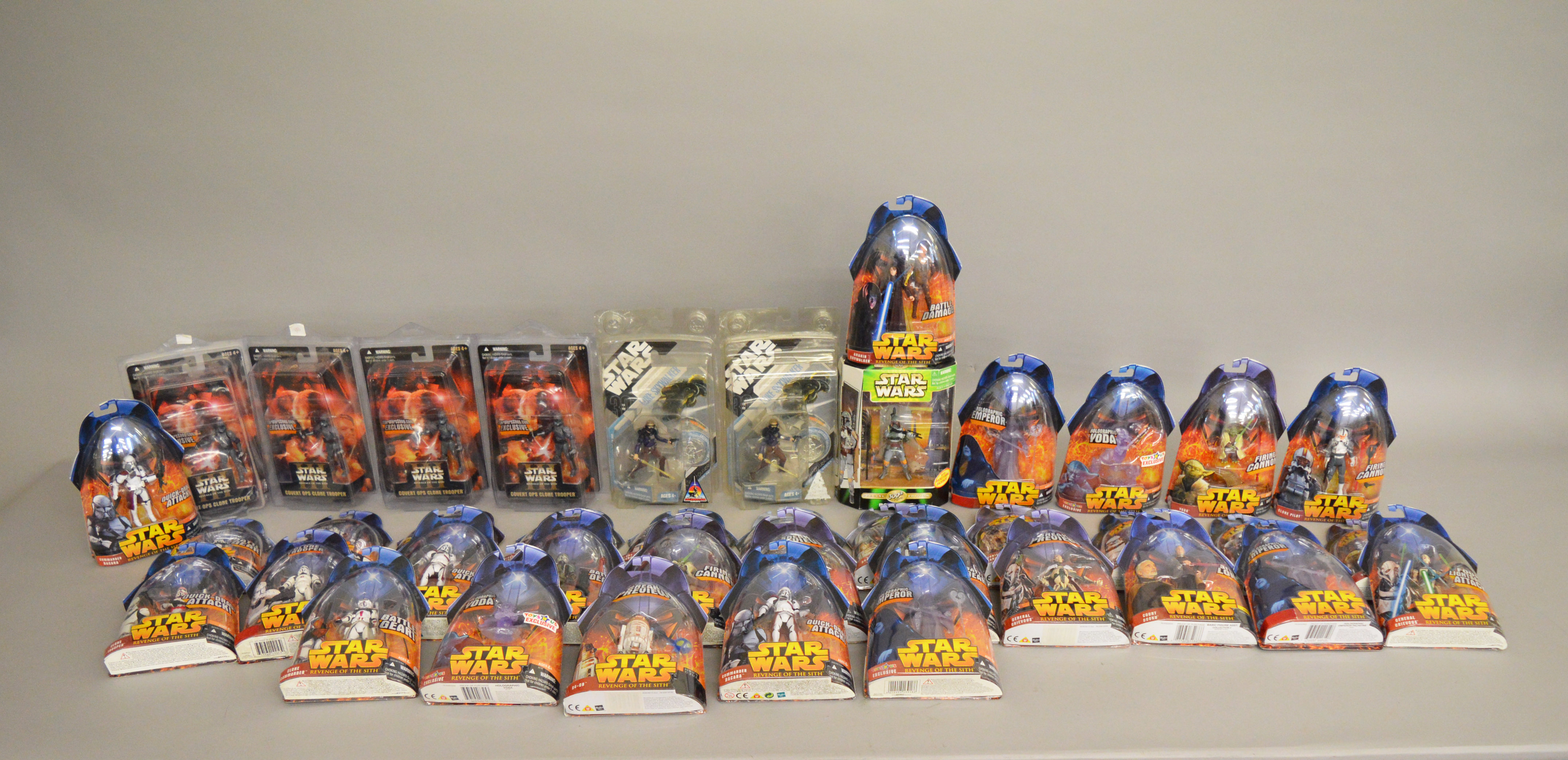 Thirty nine Star Wars figures, a mixed lot which includes; Revenge of the Sith series, Clone Pilot,