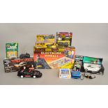 Assorted toys including; Jotastar Batman electronic pinball,