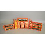 OO Gauge. Thirty eight boxed Hornby Railways & Tri-ang Hornby coaches which includes; R.230 B.R.