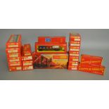 OO Guage Twenty two boxed items of Tri-ang Hornby rolling stock, including R.124 W.R. Brake Van, R.