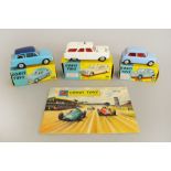 Three boxed Corgi Toys diecast models, 216 Austin A40 Saloon,