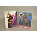 Two Batgirl figures including; Batman classic TV series, Premier Collection Batgirl resin statue.