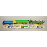 Three boxed Dinky Toys, 905 Foden Flat Truck with Chains,