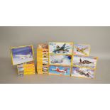 Twenty PM Model 1:72 scale aircraft plastic model kits.