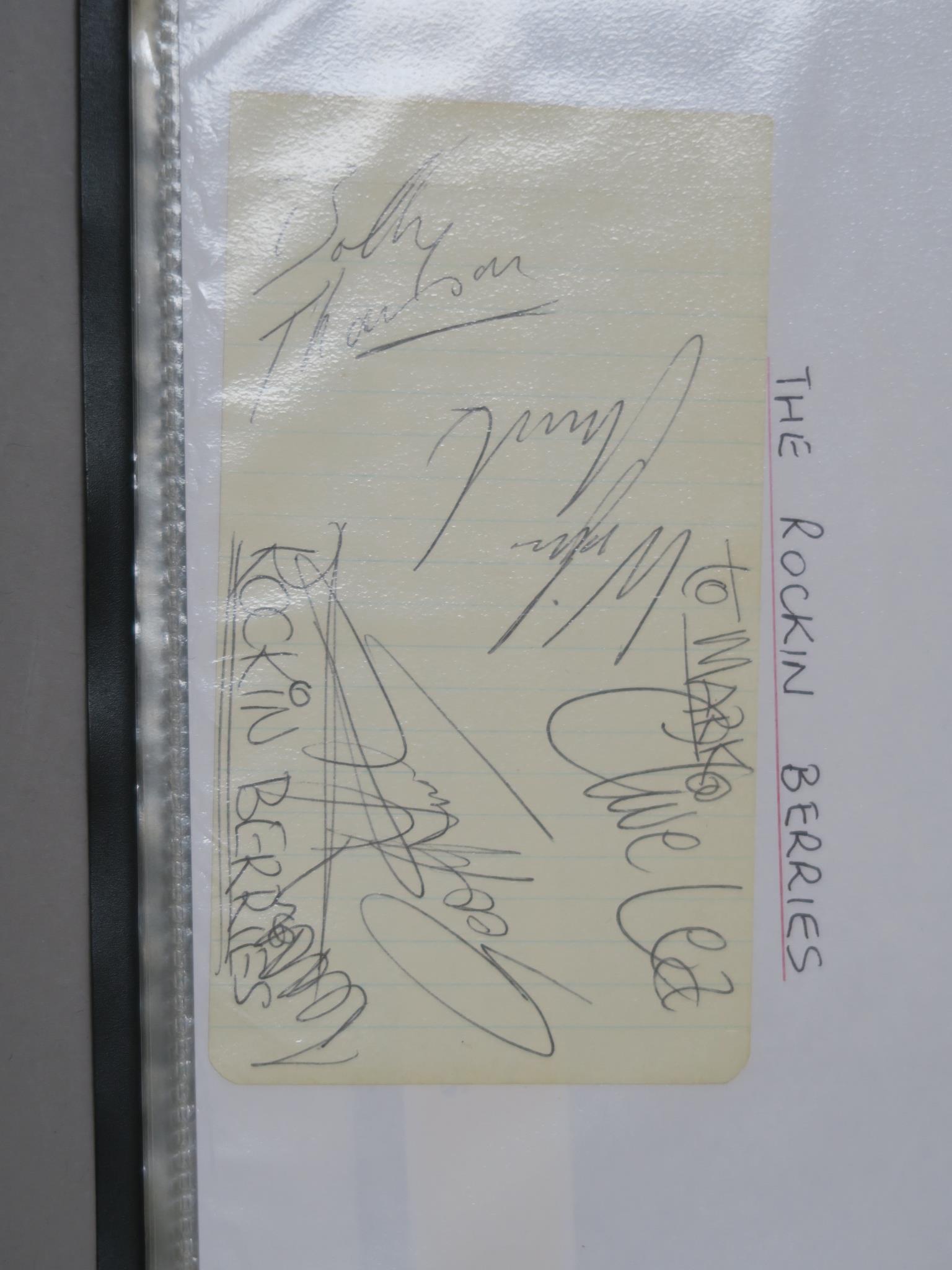 A folder of pop autographs many on photos collected by the reporter for Record Mirror including The - Image 4 of 11