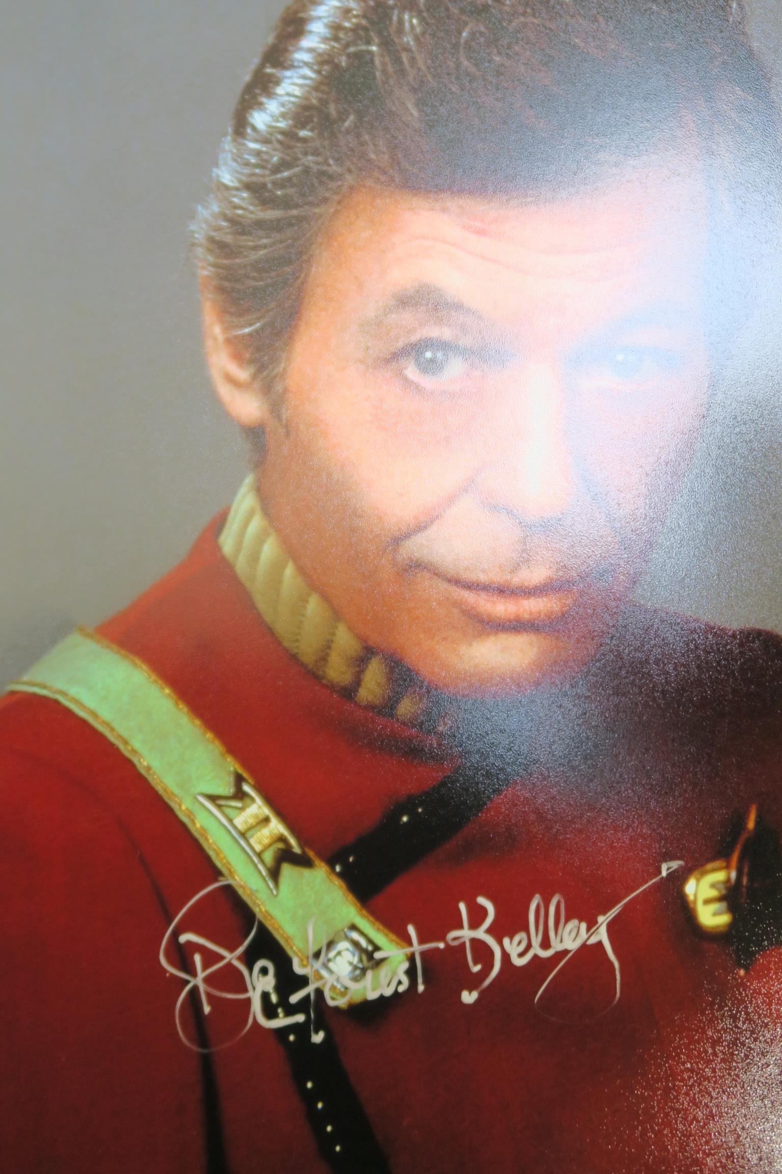 A collection of Star Trek photographs most of which are signed by the stars the collector attended - Image 12 of 16