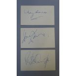 The Kinks autographs Ray Davies, Dave Davies,