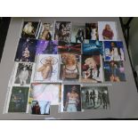 Signed photos of rock and pop stars including Marilyn Manson, Alice Cooper, ACDC (w/ COA),