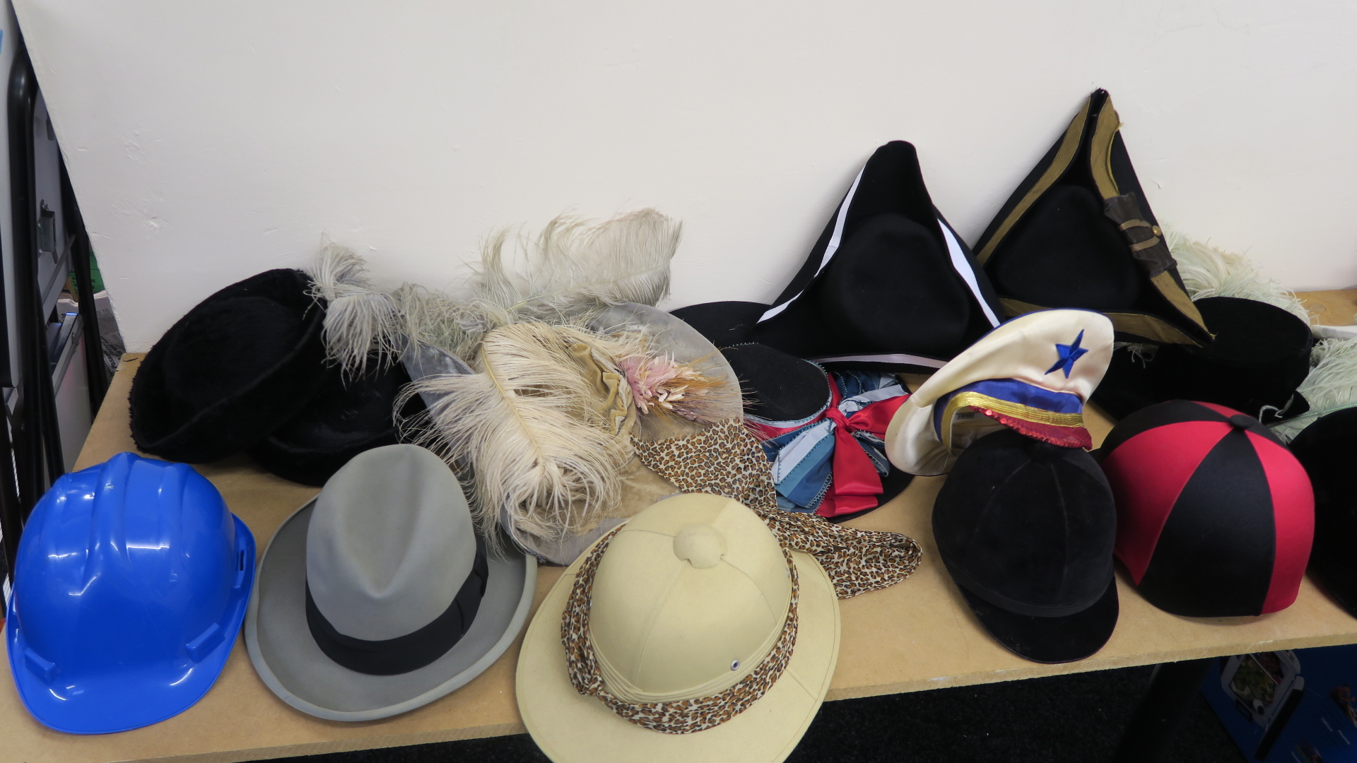 Collection of hats and boots many from the Western Costume Company of Hollywood California - Image 3 of 10