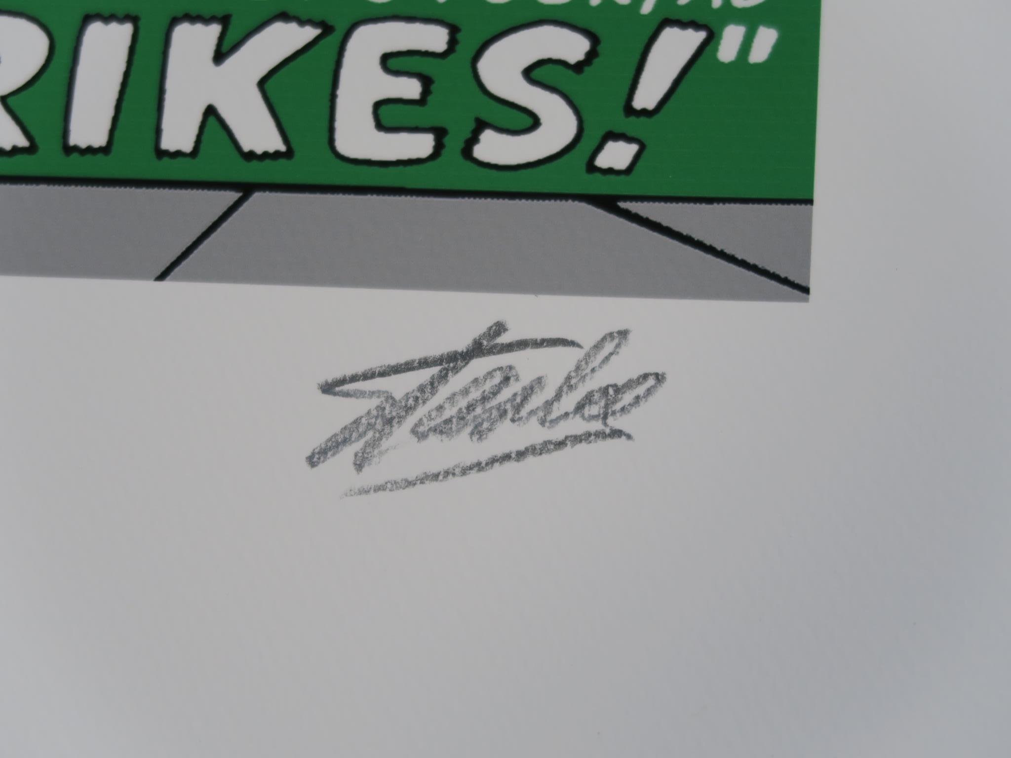 Stan Lee hand signed The Amazing Spider-man #1 Spider-man meets the Fantastic Four date of release - Image 3 of 4