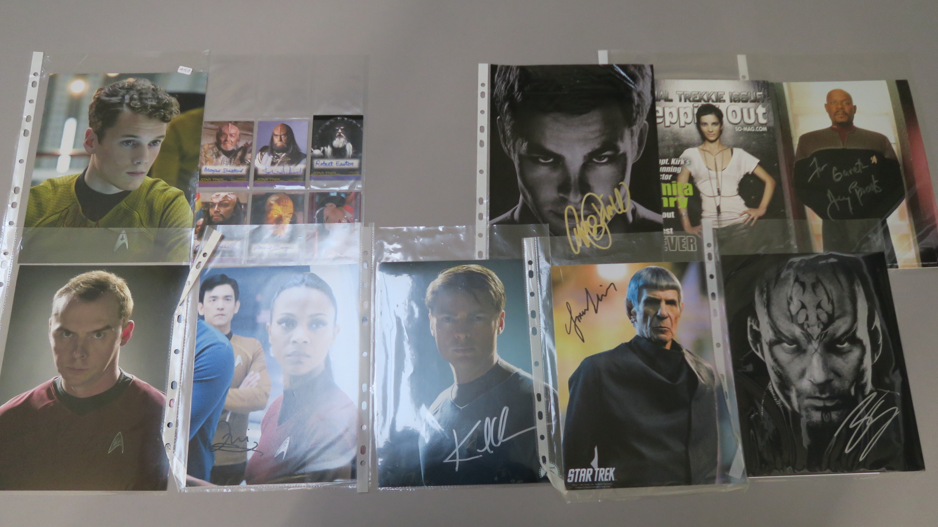 A collection of Star Trek photographs most of which are signed by the stars the collector attended - Image 16 of 16