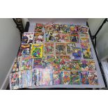 Collection of vintage Marvel UK & US comic books including UK - Spider-man Comics Weekly no 1,