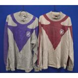 Two grey/purple and grey/blue sweaters from "Galaxy Quest", from The Western Costume Co.