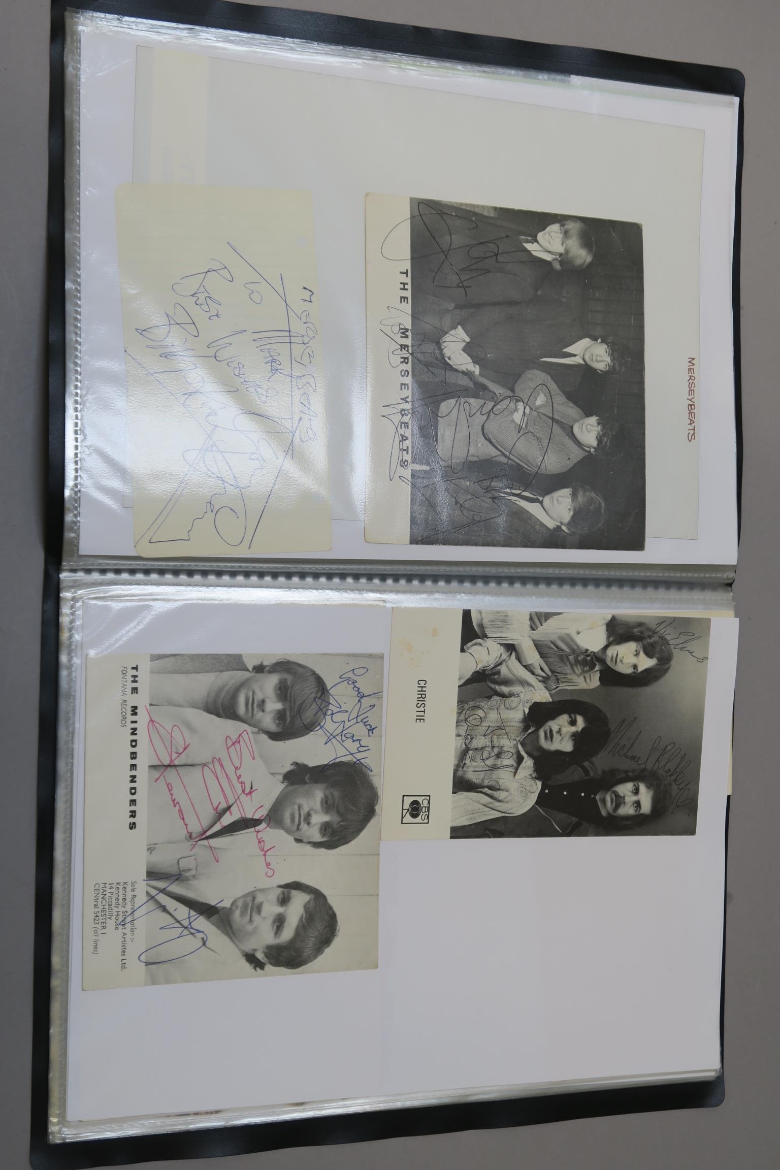 A folder of pop autographs many on photos collected by the reporter for Record Mirror including The - Image 5 of 11