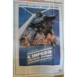 Film posters all folded titles include "Raiders of the Lost Ark" Italian RR82 1 panel,