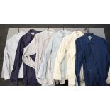 Ten Anto Beverly Hills distinctive shirt maker shirts for actors each with a label depicting the