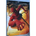 Spider-man Marvel original film poster 48 x 70 1/2 inches rolled double-sided featuring Stan Lees
