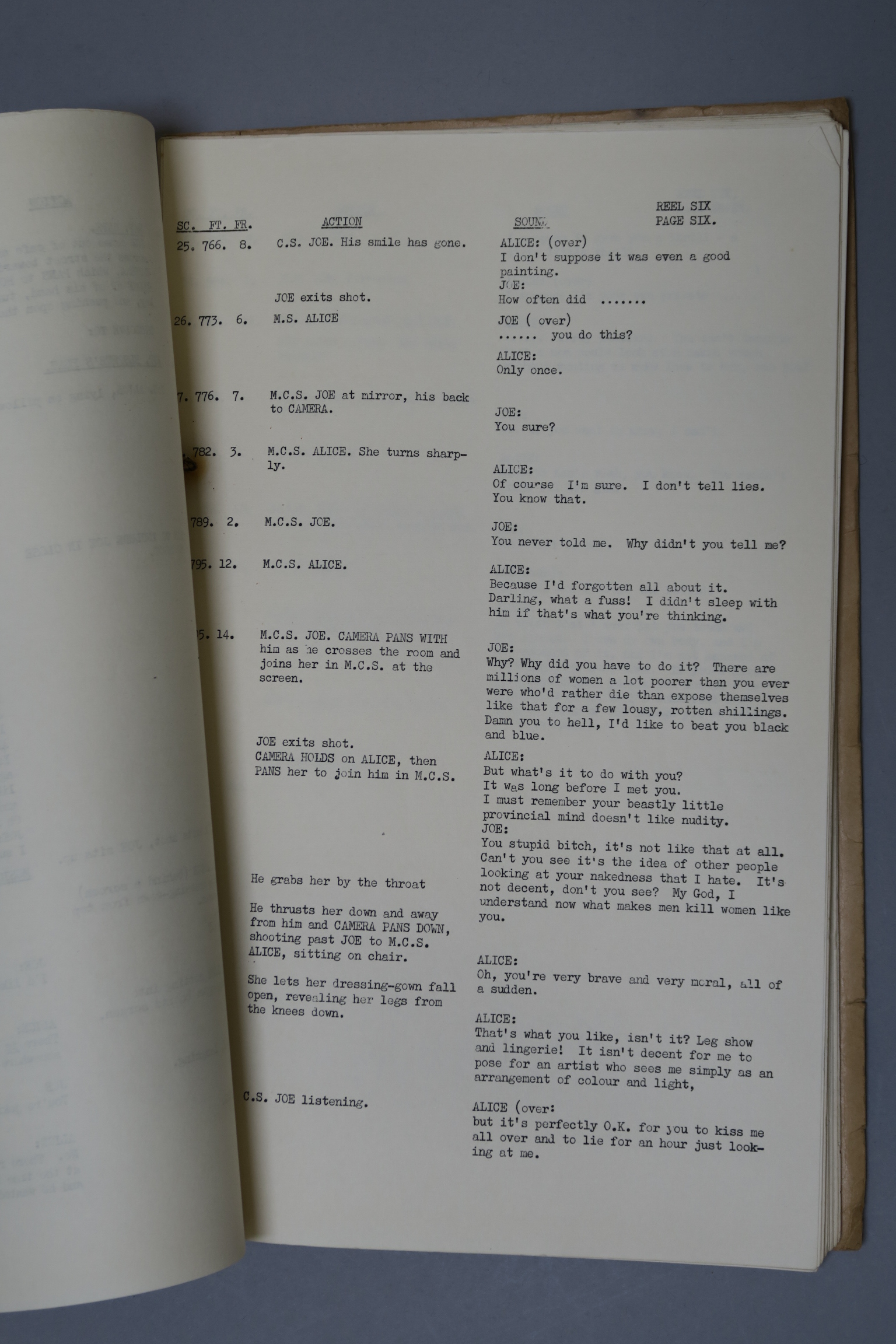 "Room at the Top" (1959) Oscar winning Screenplay Release Script belonging to Neil Paterson who won - Image 4 of 6