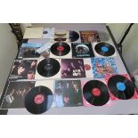 The Rolling Stones Ten LP vinyl records including mono LK4605 unboxed Decca label, LK4661 No 2,
