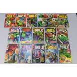Collection of 19 Marvel comics including Nick Fury,