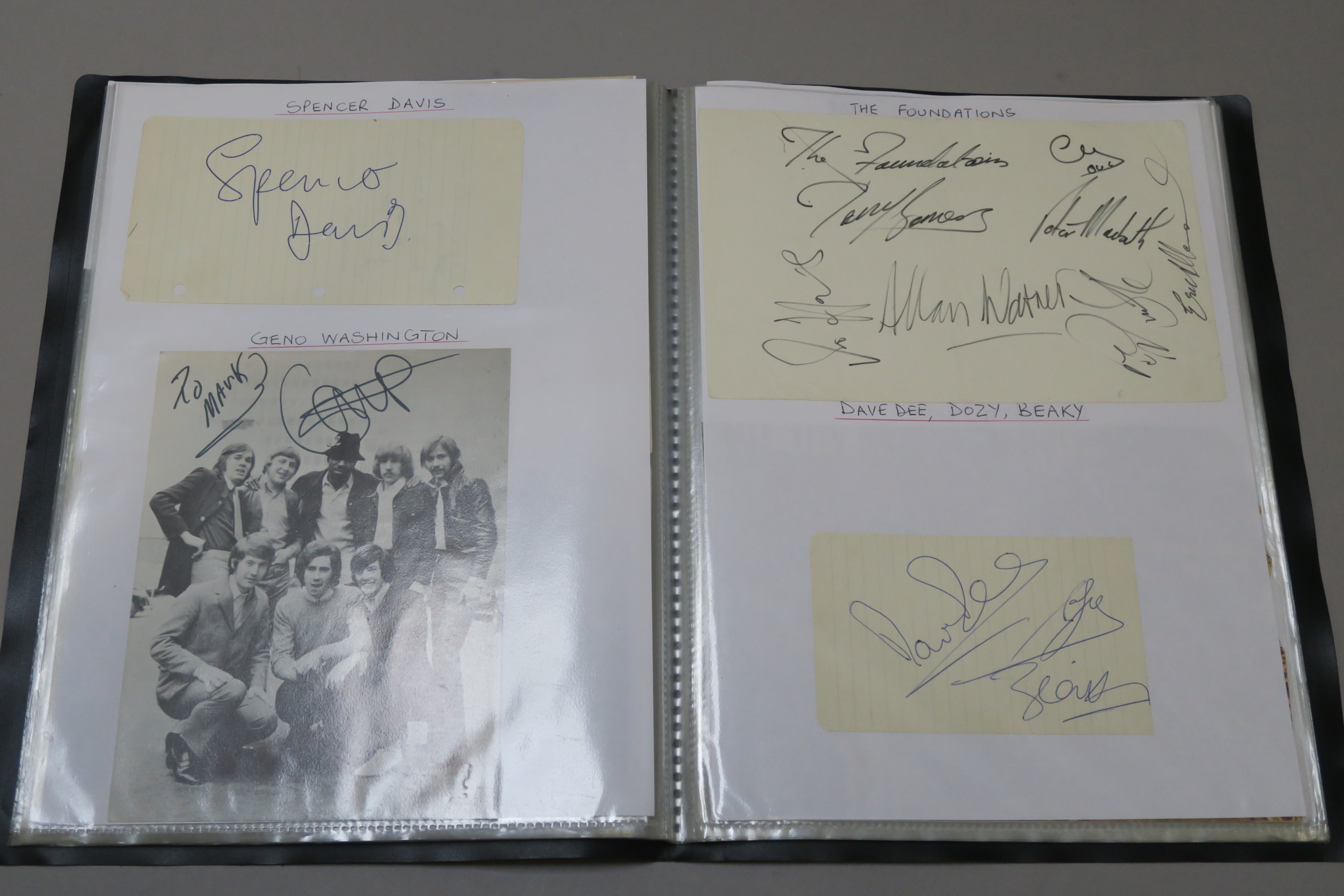 A folder of pop autographs many on photos collected by the reporter for Record Mirror including The - Image 8 of 11
