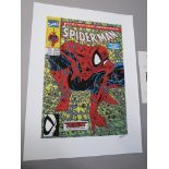 Stan Lee hand signed Spider-man Torment date of release October 2013 with art by Todd McFarlane,