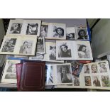 Female film stars a collection of photograph albums mainly depicting female film stars but many