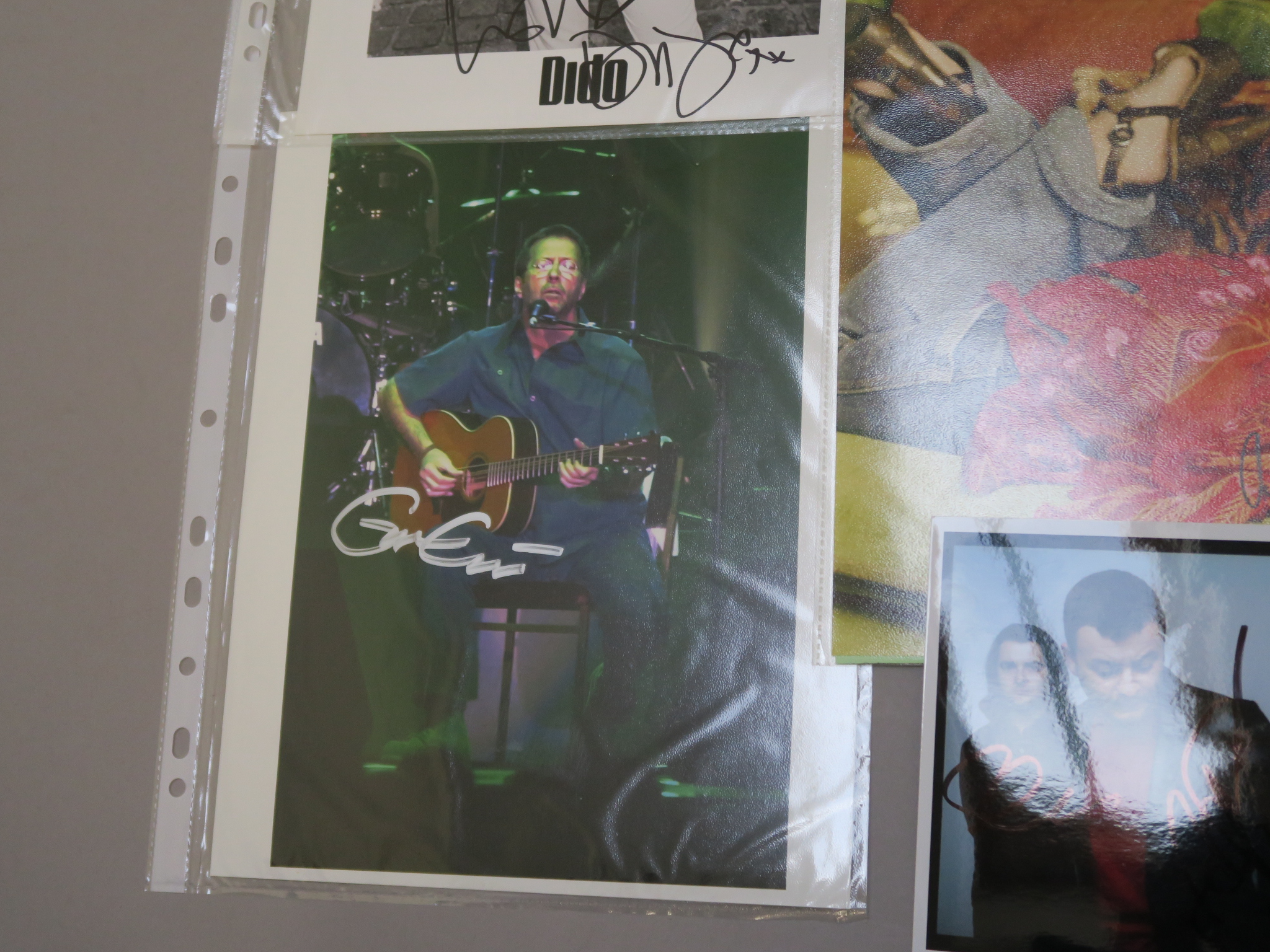 Signed photos of rock and pop stars including Marilyn Manson, Alice Cooper, ACDC (w/ COA), - Image 3 of 4
