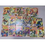 Collection of 29 Marvel comics including Jack Kirby's "Black Panther" #1 (Jan 1977), #7, 8,