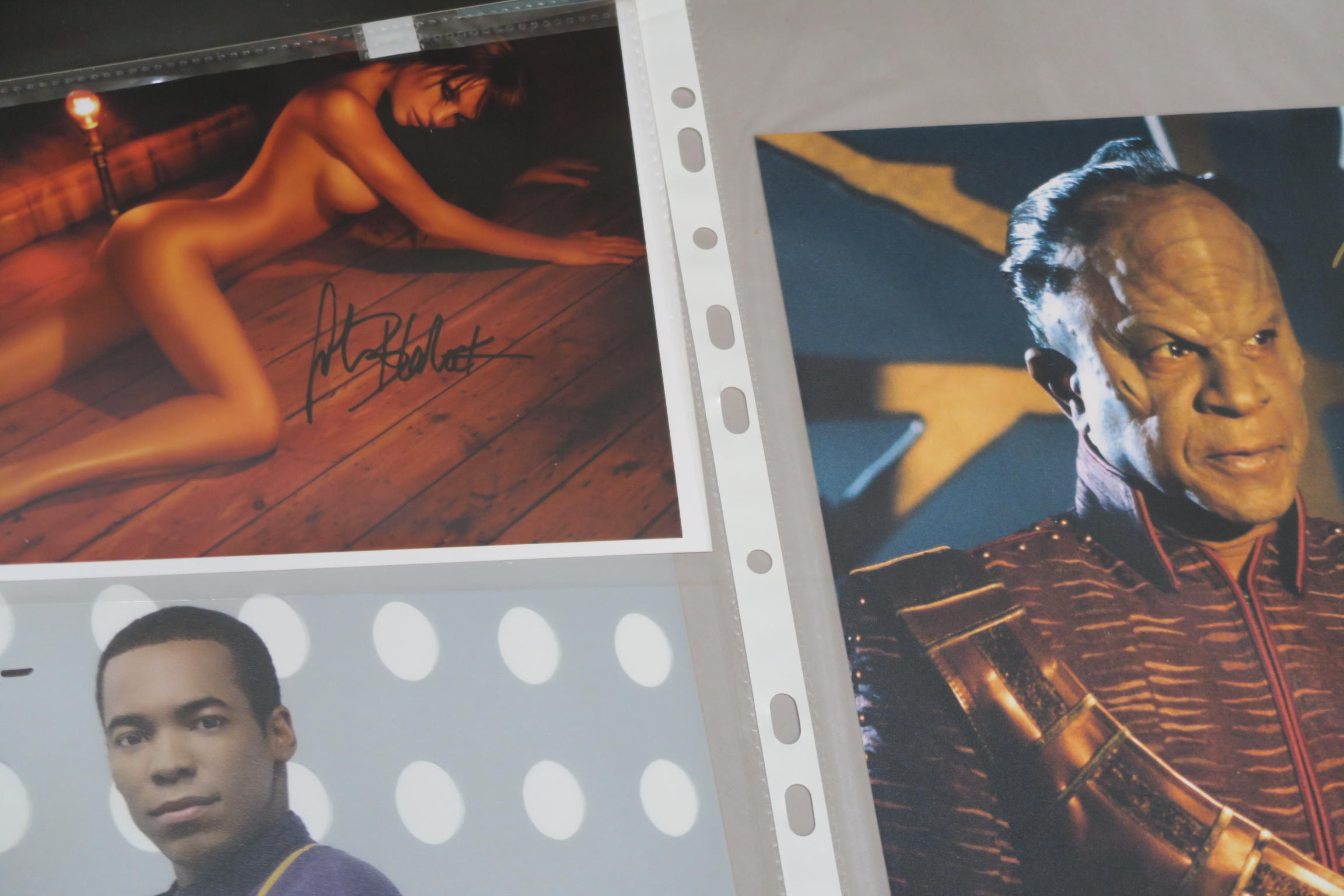 A collection of Star Trek photographs most of which are signed by the stars the collector attended - Image 5 of 16