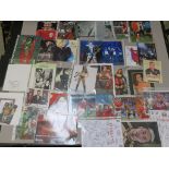 Signed photos including Suzi Quatro, Gwen Stefani, Kim Wilde, Jodie Prenger, Fuzzbox,