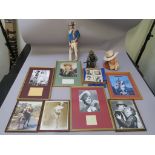 John Wayne Bronze Art Gallery statue handmade with original box plus John Wayne bust no 24 made by