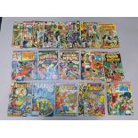 Collection of 49 Marvel comics including The Avengers #72 (Jan 1970 with Captain Marvel & Nick Fury