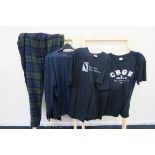 Russell Crowe three shirts and one Ralph Loren Polo XL sleepwear trousers believed by vendor to