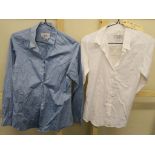 Jennifer Lawrence two shirts from the film "Joy" with Anto labels of Beverly Hills both "J. L.