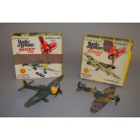 Two boxed Dinky Toys diecast model aircraft, 719 'Battle of Britain' Spitfire Mk II,