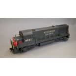 O Gauge. Weaver Southern Pacific black '6721' diesel locomotive. Unboxed, G.