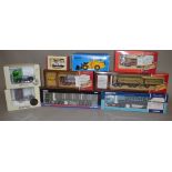 Nine diecast boxed models which includes;