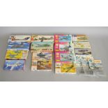 Eighteen model aircraft kits by various brands which include Jo-han, Smer, Hales etc,