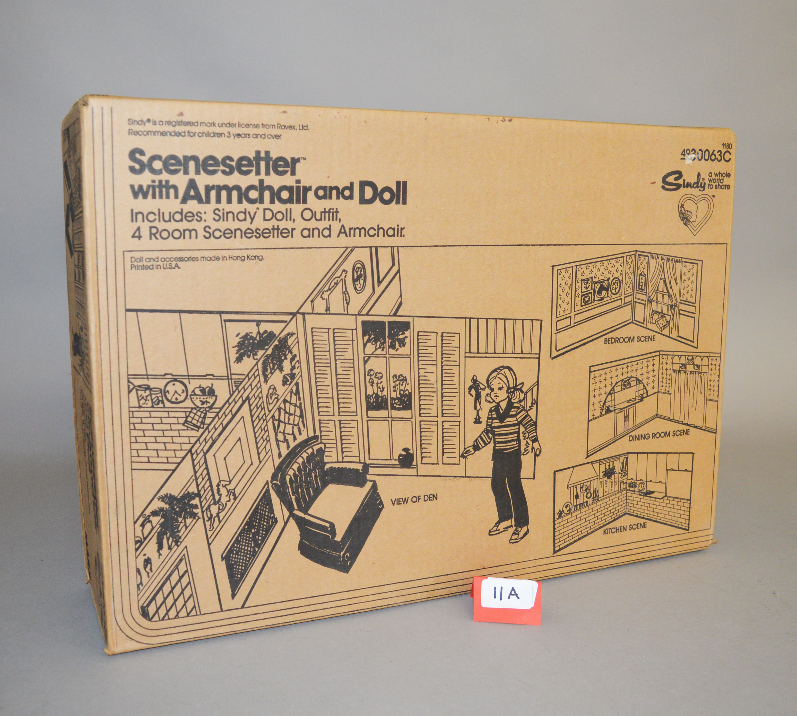 EX-SHOP STOCK: Sindy's 'Scenesetter' with Armchair and Doll 4930063C,,