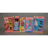EX-SHOP STOCK: Five boxed Sindy dolls by Pedigree which includes; Ballerina, Starlight,