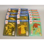 EX-SHOP STOCK: Fifteen Pedigree Sindy doll Outfit clothing sets including Reflections and Designer