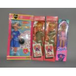 EX-SHOP STOCK: Three Pedigree Sindy Fashion Dolls together with a Hasbro example,